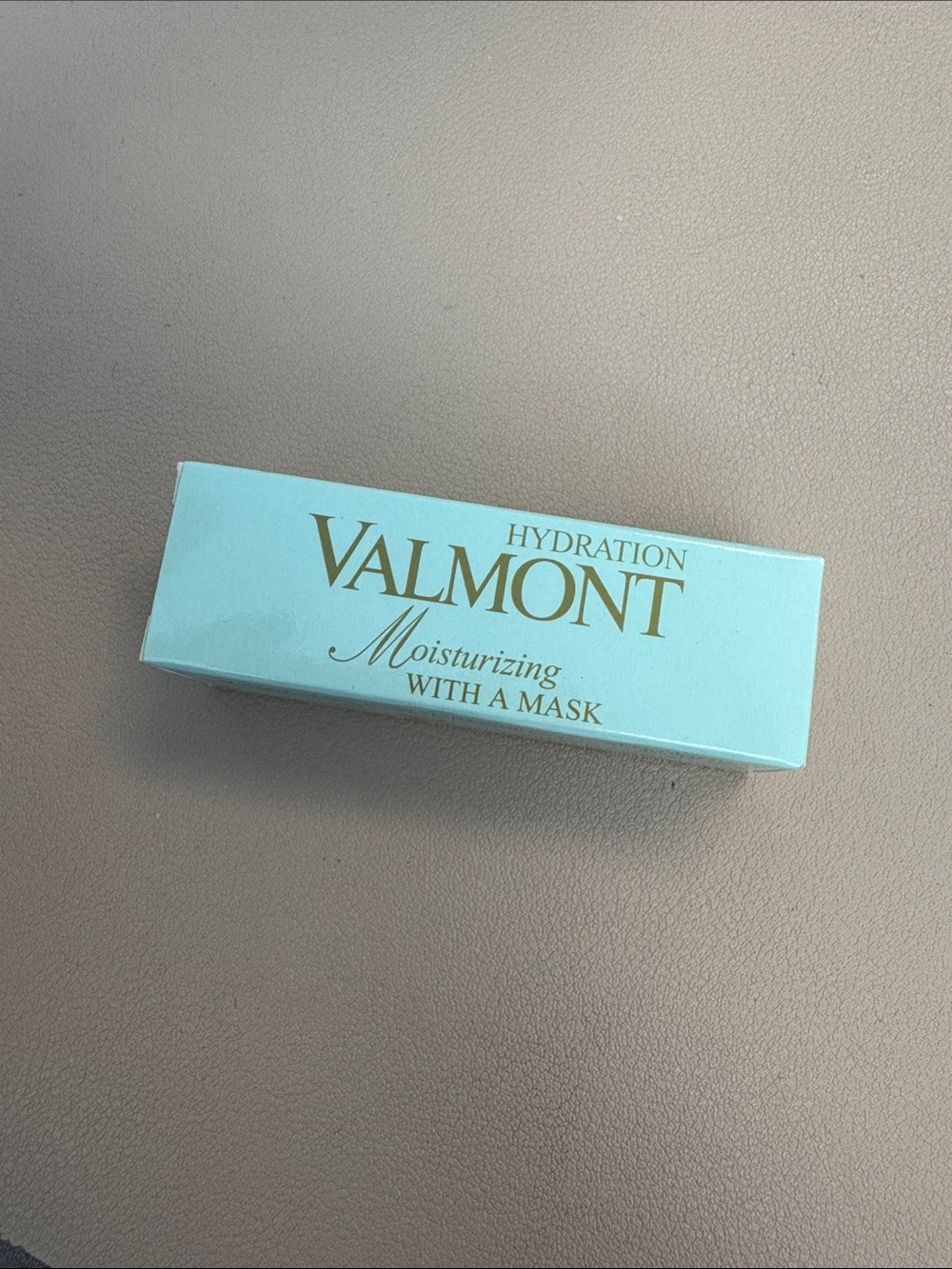 Valmont Moisturizing Mask in Aqua Blue and Gold